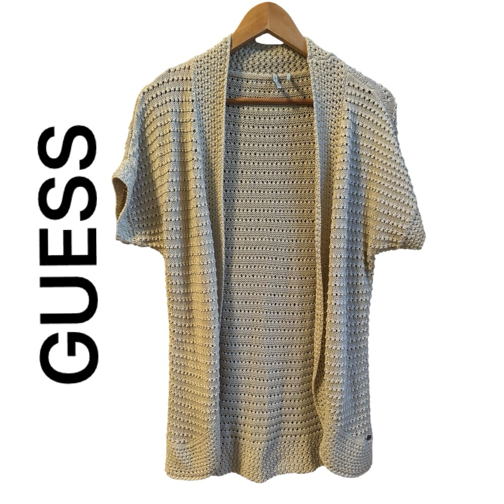 Guess Women Beige Cardigan Medium